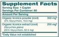 Organic Licorice 60 Caplets by Himalaya Wellness supplement facts
label
