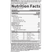Supplement Facts label for Organic Plant Protein 10 servings by Garden Of Life
