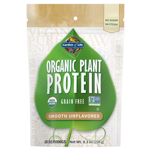 Organic Plant Protein Unflavored 10 Servings by Garden of Life