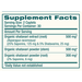 Organic Shatavari 60 Caplets by Himalaya Wellness supplement facts
