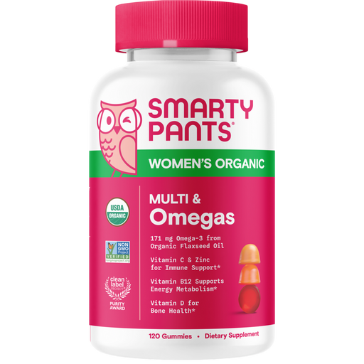 Organics Women's Complete 120 Gummies by SmartyPants Vitamins