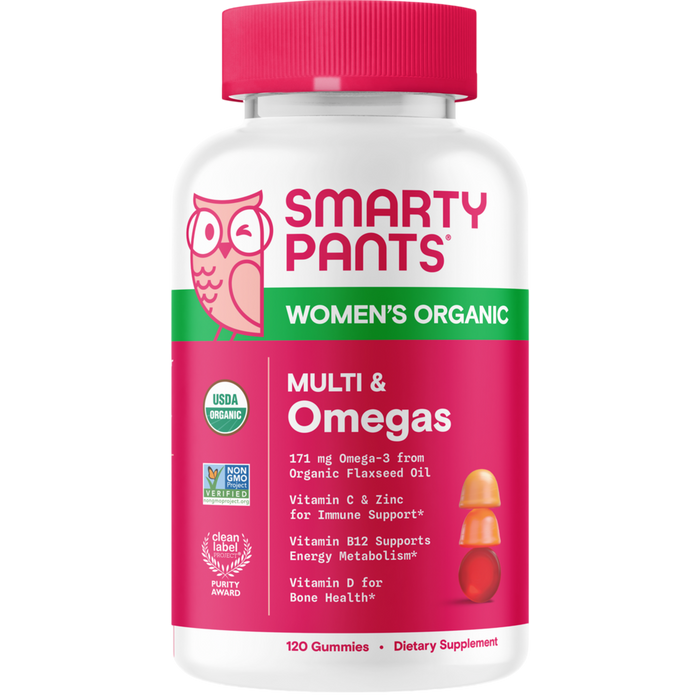 Organics Women's Complete 120 Gummies by SmartyPants Vitamins