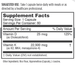 Osteo-MK4 K2+D3 60 Capsules by NBI Supplement Facts Label 