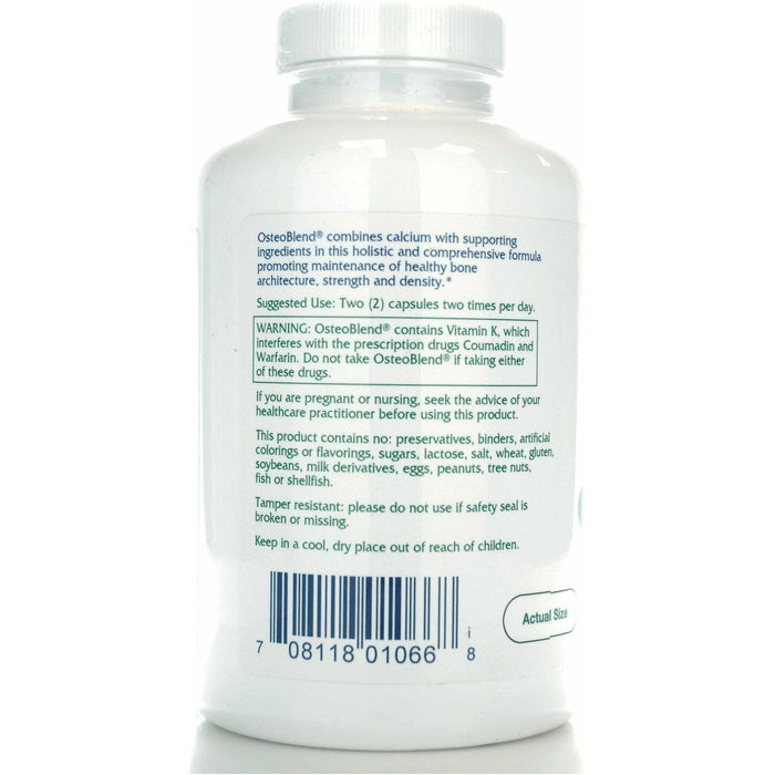 OsteoBlend 240 vcaps by Vitanica Recommendations