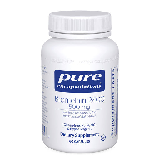Pure Encapsulations, Bromelain 2400 500 mg 60 capsules