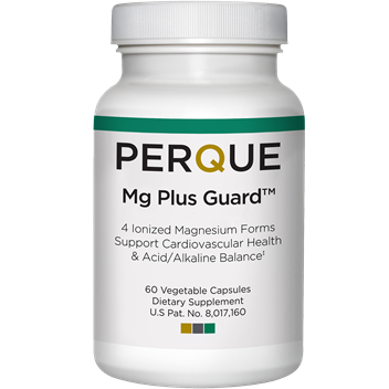 PERQUE, Mg Plus Guard 60 vegcaps front of bottle