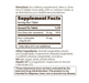 PepzinGI 75mg 60 Tablets by Endurance Products supplement facts label
