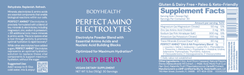 PerfectAmino Electrolytes Mixed Berry recommendations