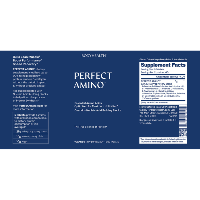 Perfect Amino 300 tablets recommendations