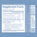Perfect Amino Electrolytes Passionfruit 60 supplement facts label