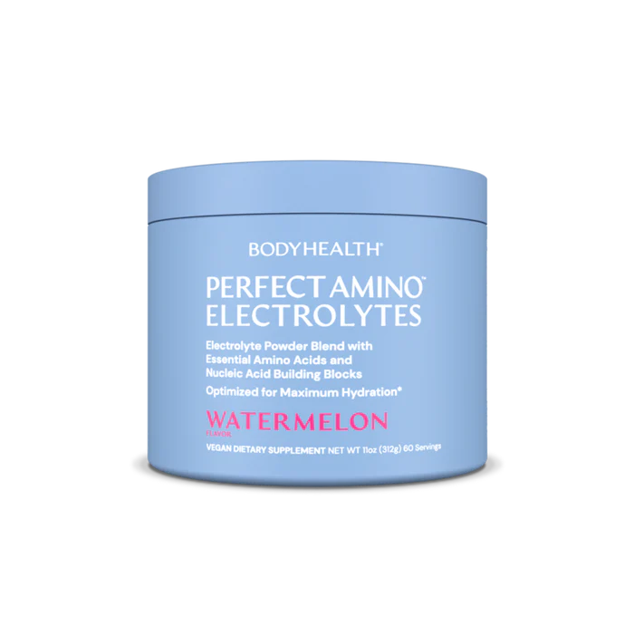 Perfect Amino Electrolytes Watermelon 60 servings supplement facts label