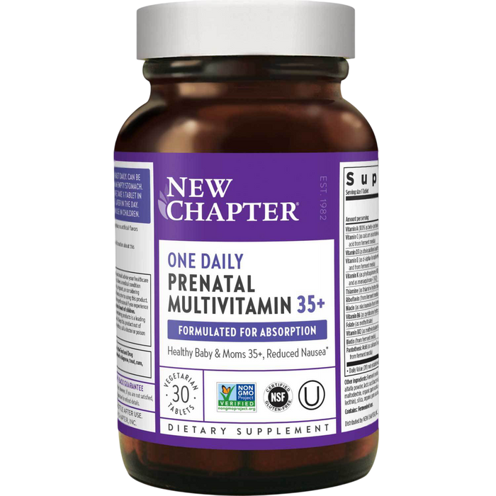 Prenatal One Daily 35+ 30 Tablets by New Chapter