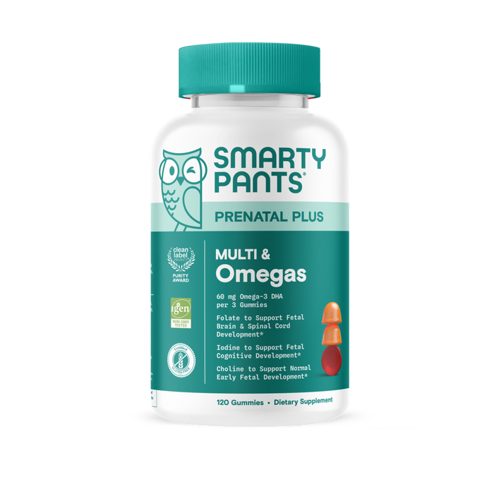 Prenatal Plus Multi & Omegas by SmartyPants Vitamins 120