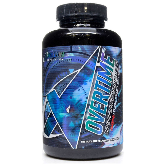 Overtime Nootropic Stim Energy 160 caps by Apollon Nutrition