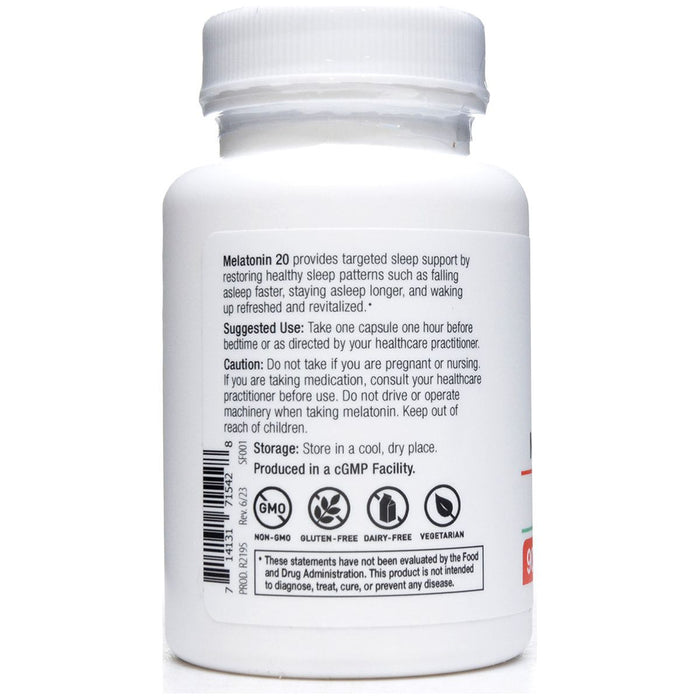 Melatonin 20 90 Capsules By Nutri-Dyn