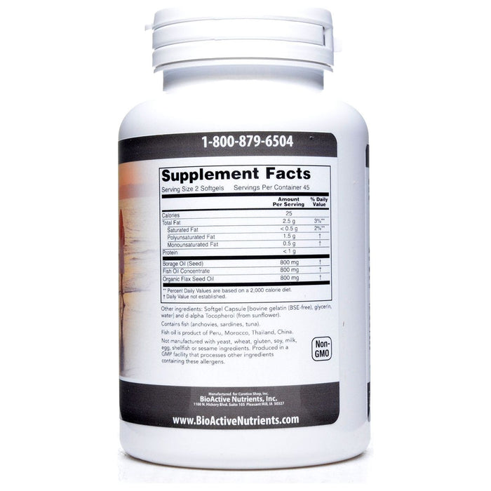 BiOmega 3-6-9 90 softgels by BioActive Nutrients