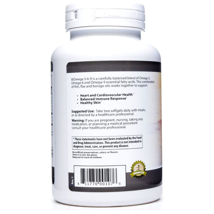 BiOmega 3-6-9 90 softgels by BioActive Nutrients