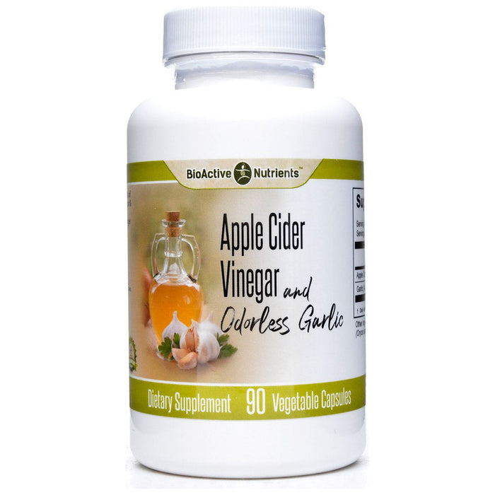 Apple Cider Vinegar & Odorless Garlic 90 veg caps by BioActive Nutrients