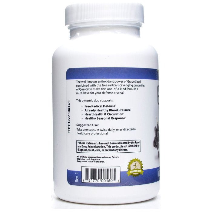 GrapeSeed Plus with Quercetin 120 caps by BioActive Nutrients