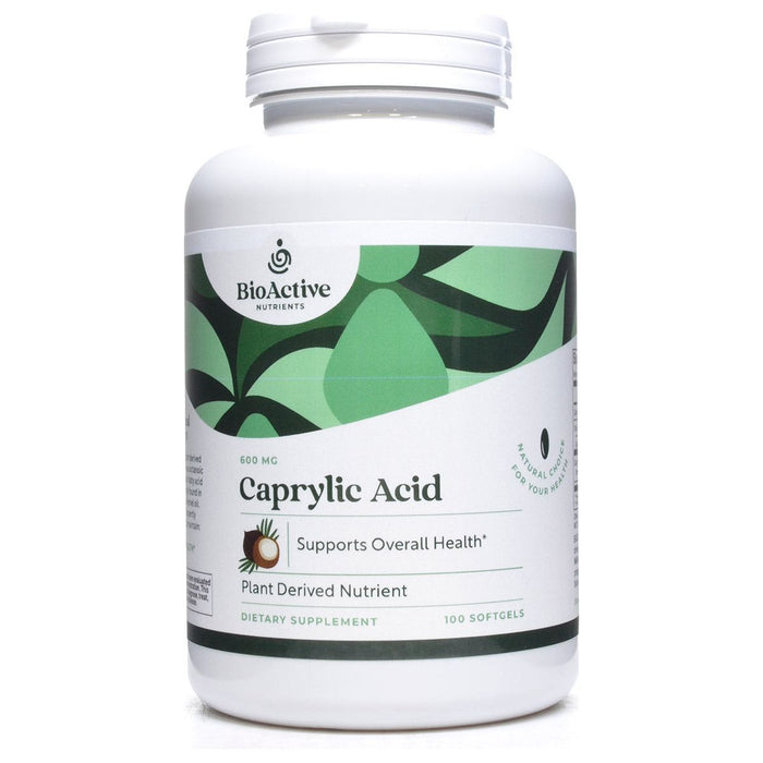 BioActive Nutrients, Caprylic Acid 100 softgels