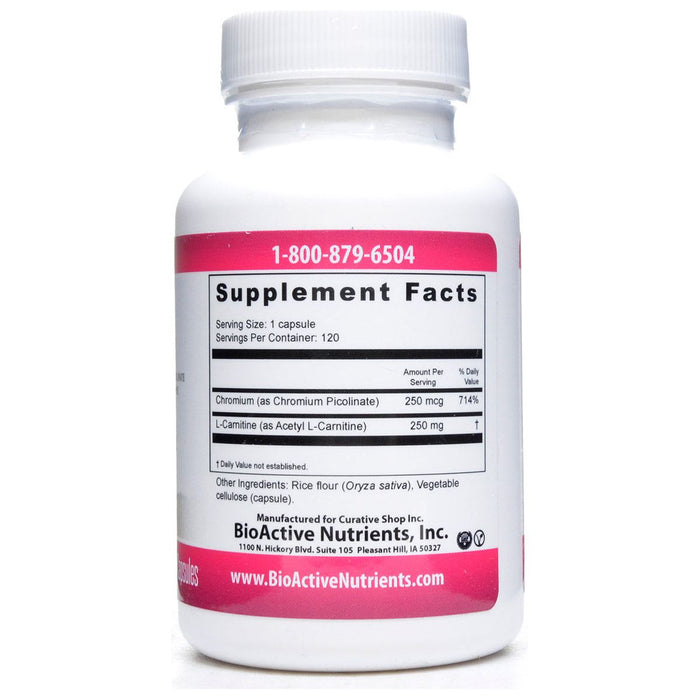 C2 (Chromium Picolinate & L-Carnitine) | 120 caps | BioActive Nutrients ...