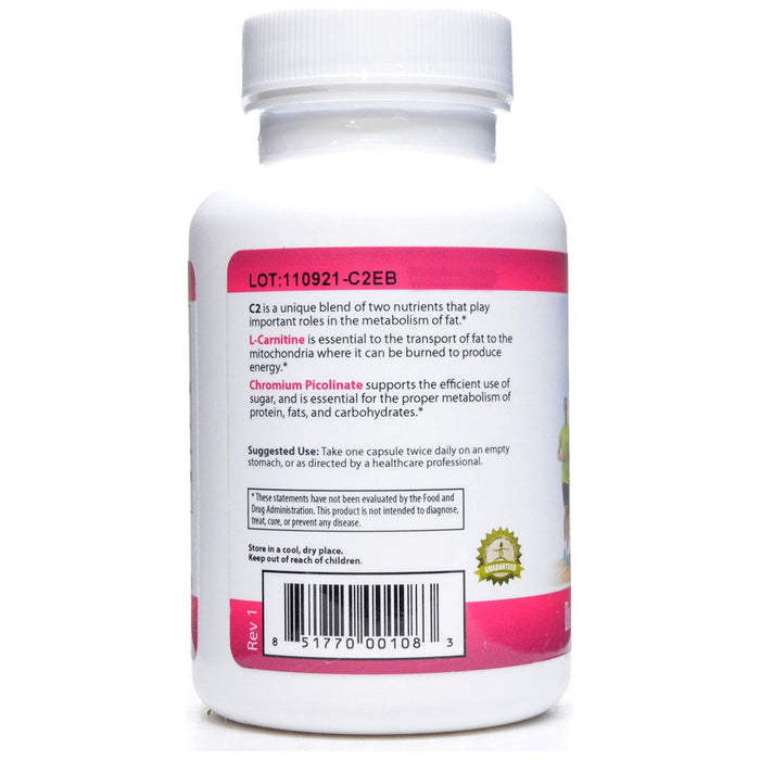 C2 (Chromium Picolinate & L-Carnitine) | 120 caps | BioActive Nutrients Blue Sky Vitamin C2 (Chromium Picolinate & L-Carnitine) | 120 caps | BioActive Nutrients Blue Sky Vitamin