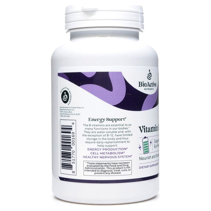 Vitamin B-Complex 100 veg caps by BioActive Nutrients