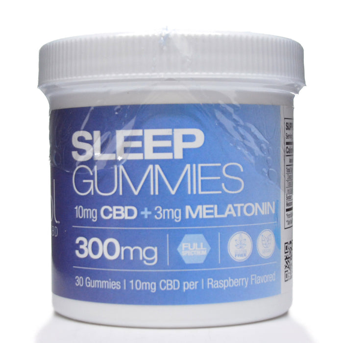 Kuribl, Sleep Gummies CBD + Melatonin 300 mg Full Spectrum (10 mg/30 count)