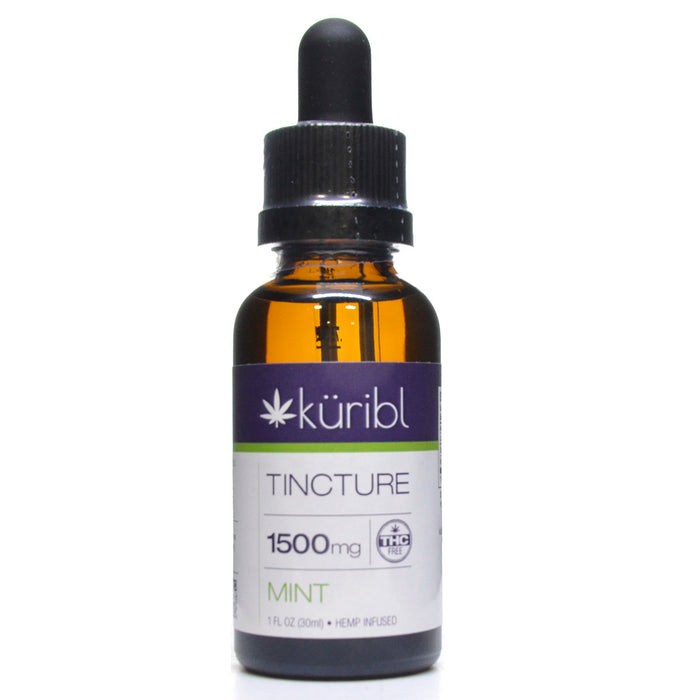 Kuribl, CBD Tincture 1500 mg THC Free Mint