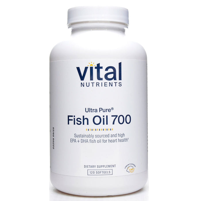 Vital Nutrients, Ultra Pure Fish Oil 700 120 gels