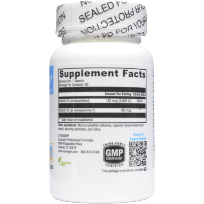 Supplement Facts K2-D3 Max 60 Capsules
