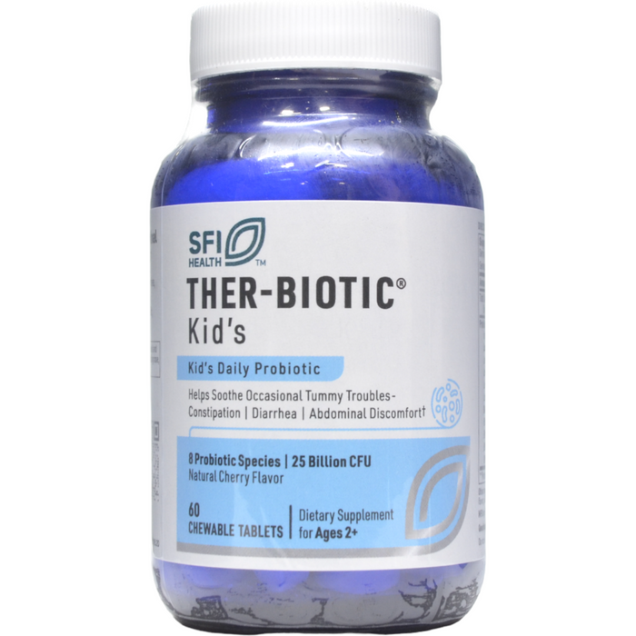 Klaire Labs, Ther-Biotic Kids 60 chewable tablets