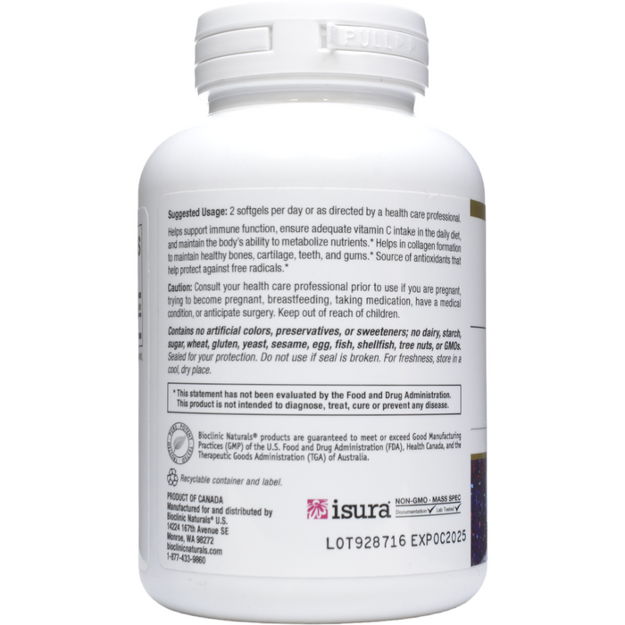 Suggested Use Liposomal Vitamin C 1000 mg 90 softgels