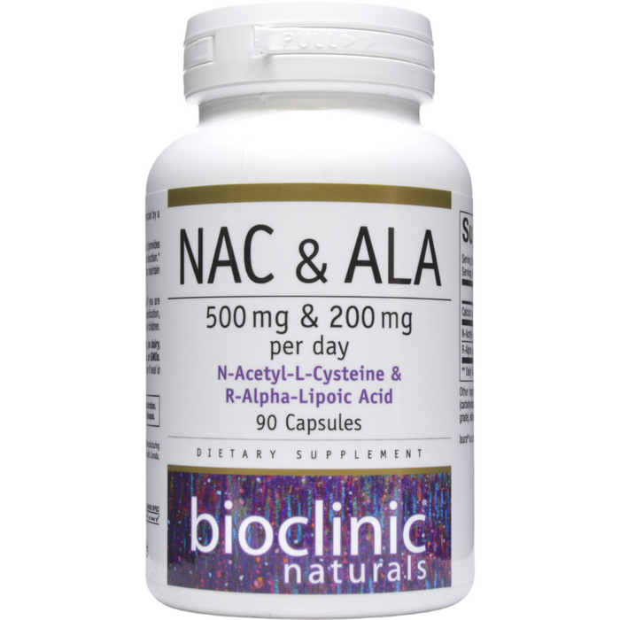 Bioclinic Naturals, NAC & ALA 90 caps