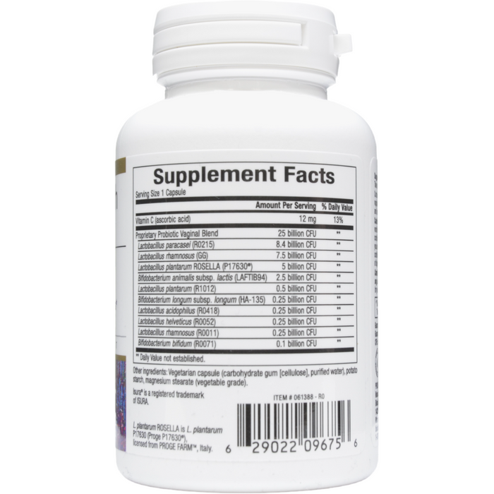 Supplement Facts Women’s Health Probiotic 30 caps