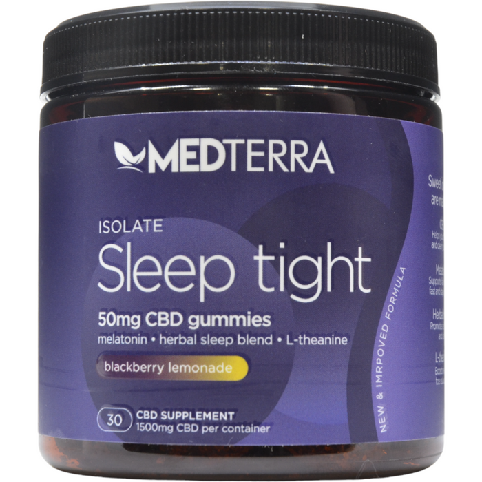 Medterra, Sleep Tight Gummies 50 mg 30 ct