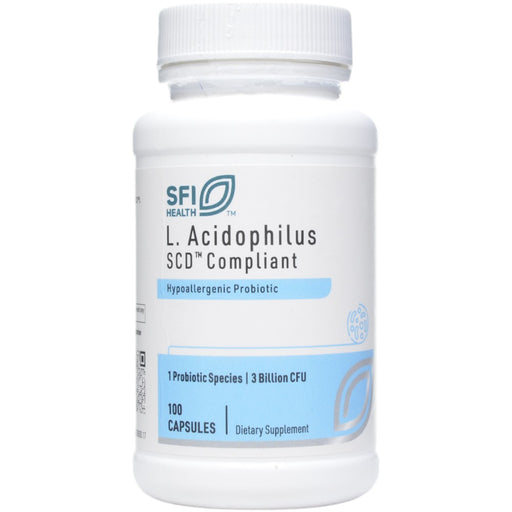 Klaire Labs, L. Acidophilus SCD Compliant 100 vcaps