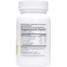 Supplement Facts Zinc Plus 60 vcaps