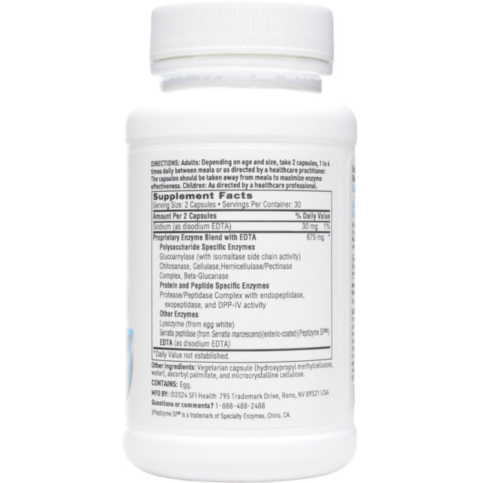 Supplement Facts Ther-Biotic InterFase Plus 60 capsules