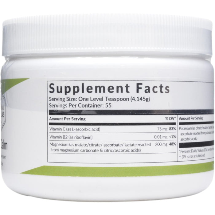 Supplement Facts Alka Calm Drink 8 oz
