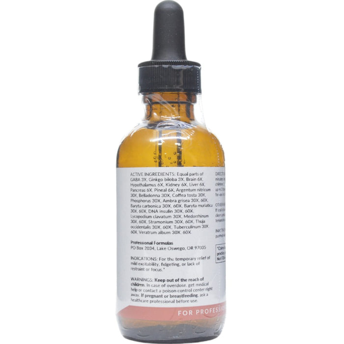 Active Ingredients Attention Deficit Mild Drops 2 oz