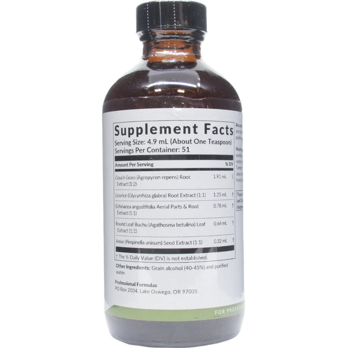 Supplement Facts Barosma Complex 8.4 oz