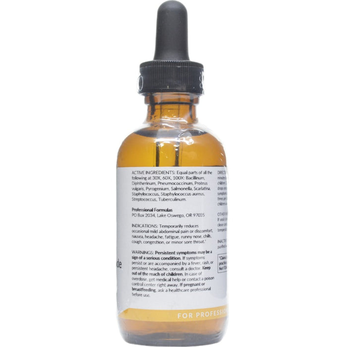 Active Ingredients Bacterial Nosode 2 oz