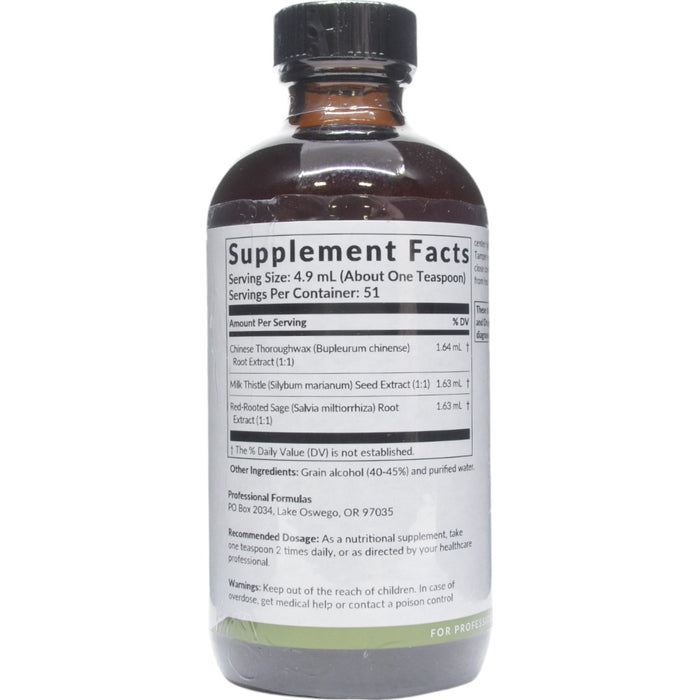 Supplement Facts Bupleurum Complex 8.4 oz