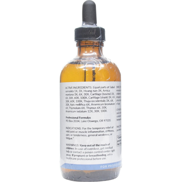 Active Ingredients Cartilage Liquesence 4 oz