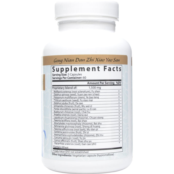 Supplement Facts Change & Enrich 180 Capsules