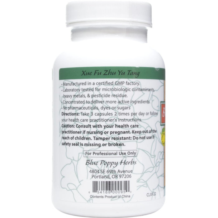 Directions Xue Fu Zhu Yu Tang 120 Capsules