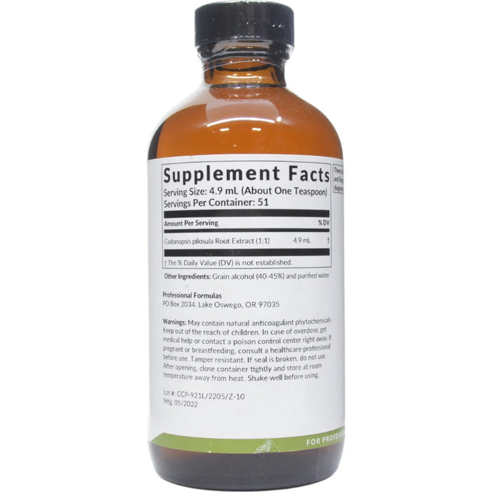 Supplement Facts Codonopsis (Codonopsis pilosula) 8.4 oz