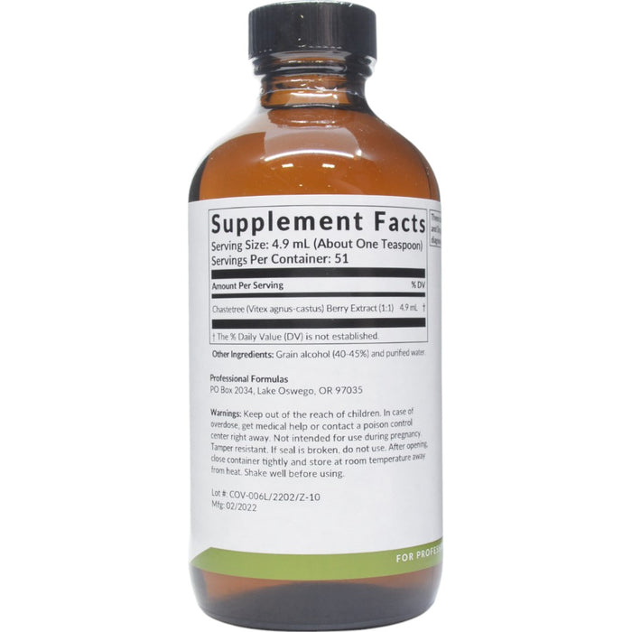 Supplement Facts Chastetree (Vitex agnus-castus) 8.4 oz