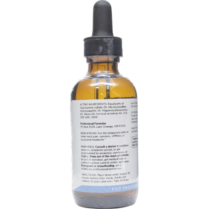 Active Ingredients Cervical Drops 2 oz